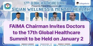 FAIMA Chairman, Dr. Rohan Krishnan Invites Doctors to the 17th Global Healthcare Summit to be Held on January 2